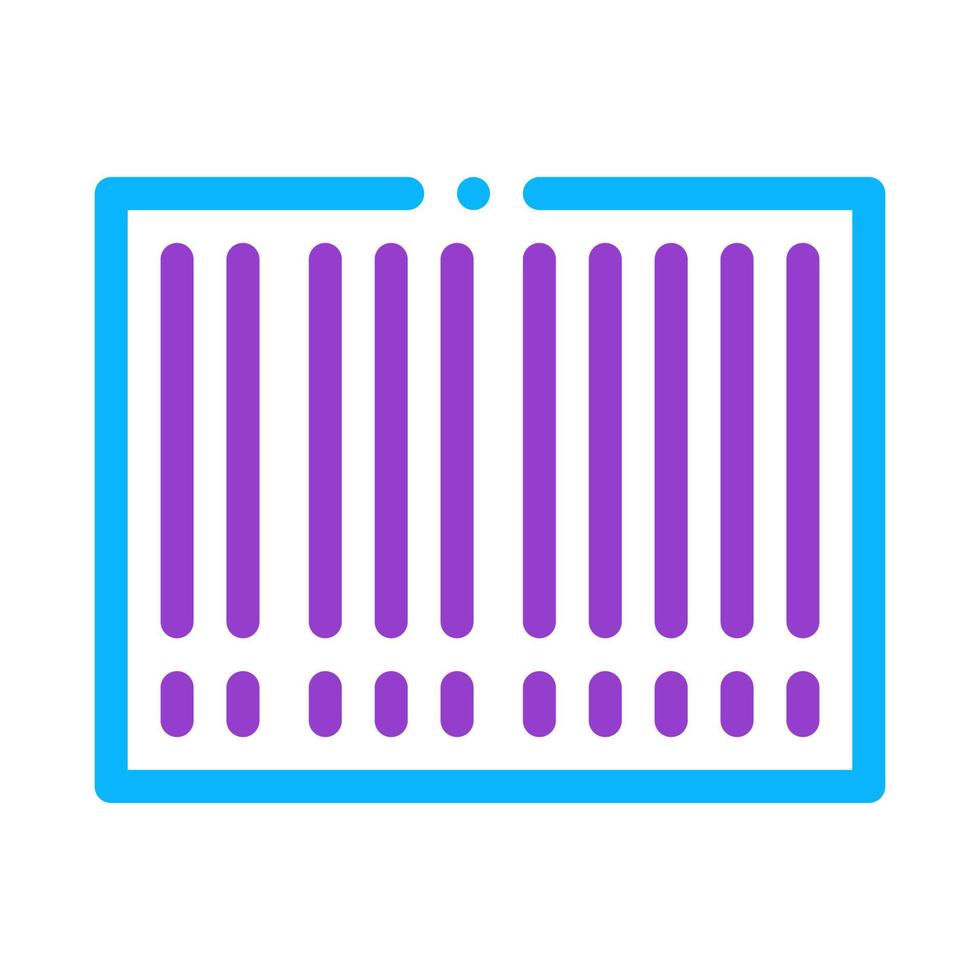 Barcode Bar Code Icon Vector Outline Illustration