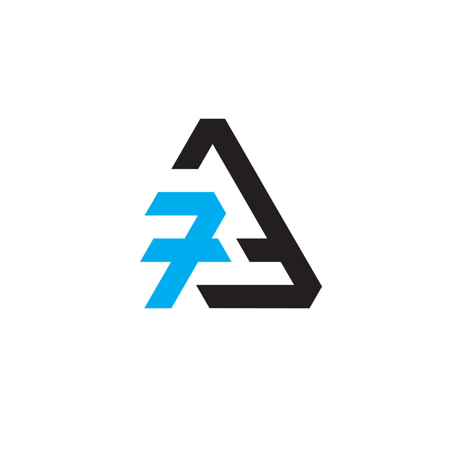 7A or a7 abstract monogram logo design vector templates in ...