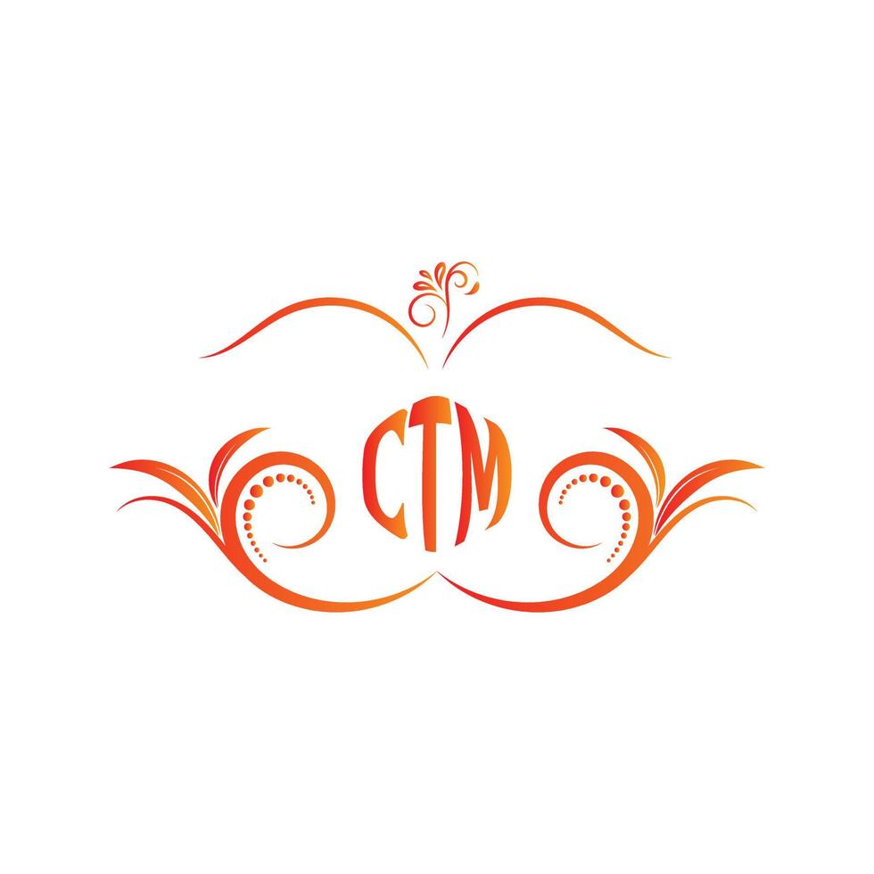diseño de logotipo de letra ctm, logotipo de vector ctm, ctm con forma, plantilla de ctm con color a juego, logotipo de ctm simple, elegante, logotipo de lujo de ctm, vector pro de ctm, tipografía de ctm,