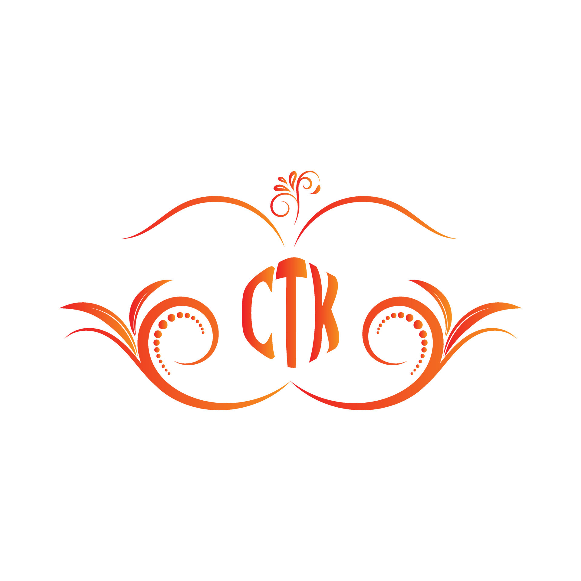 CTK Letter logo design, CTK vector logo, CTK with shape, CTK template