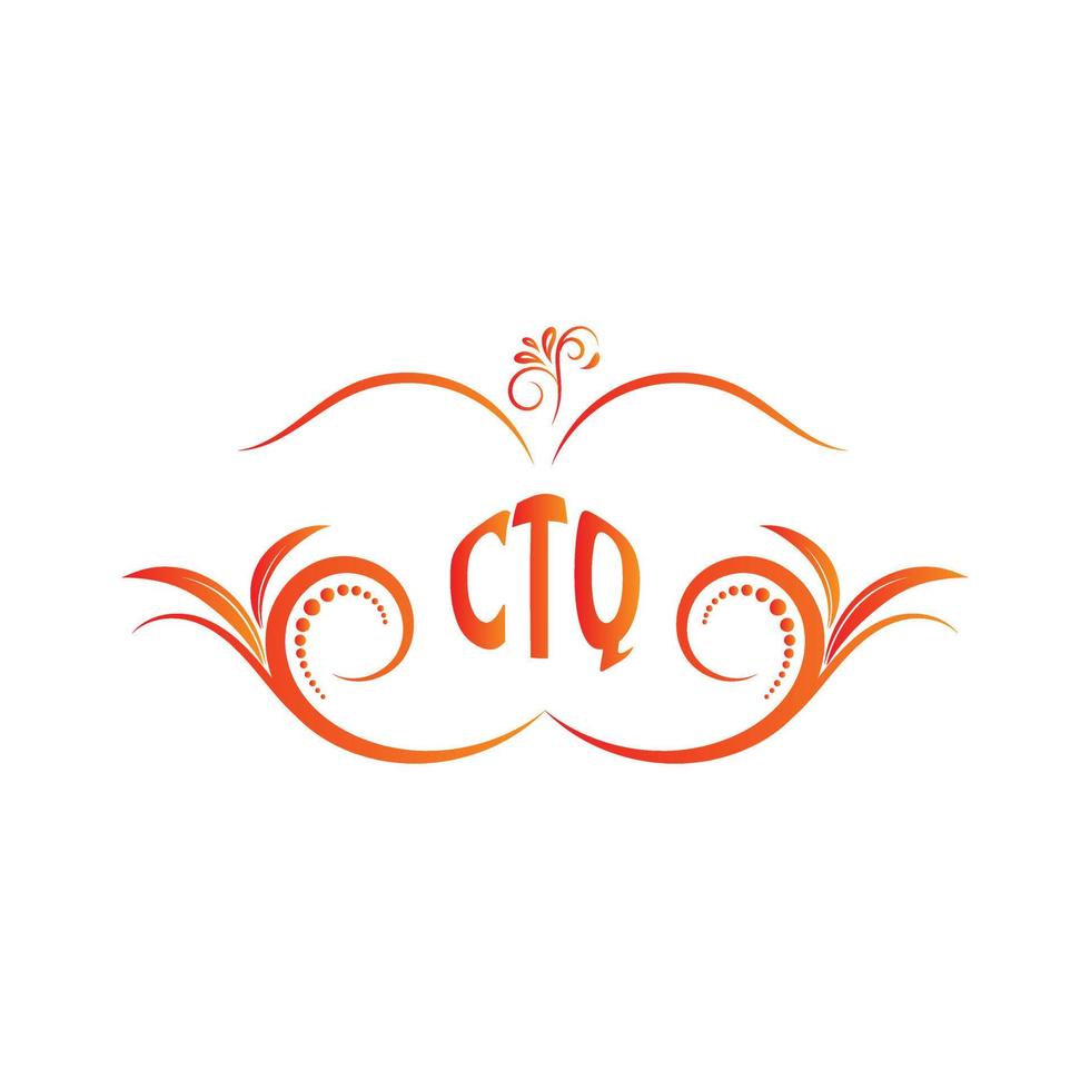 CTQ Letter logo design CTQ vector logo CTQ with shape CTQ template CTQ Letter logo design CTQ vector logo CTQ with shape CTQ template