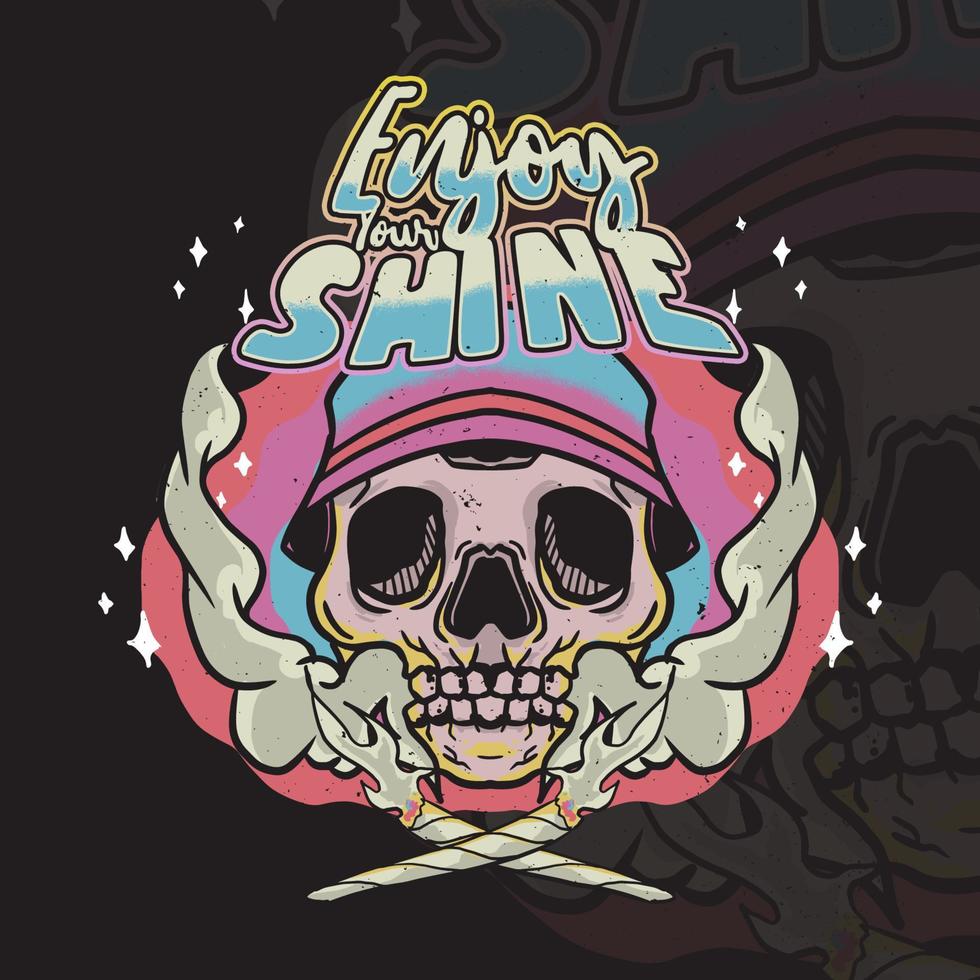Enjoy your shine vector
