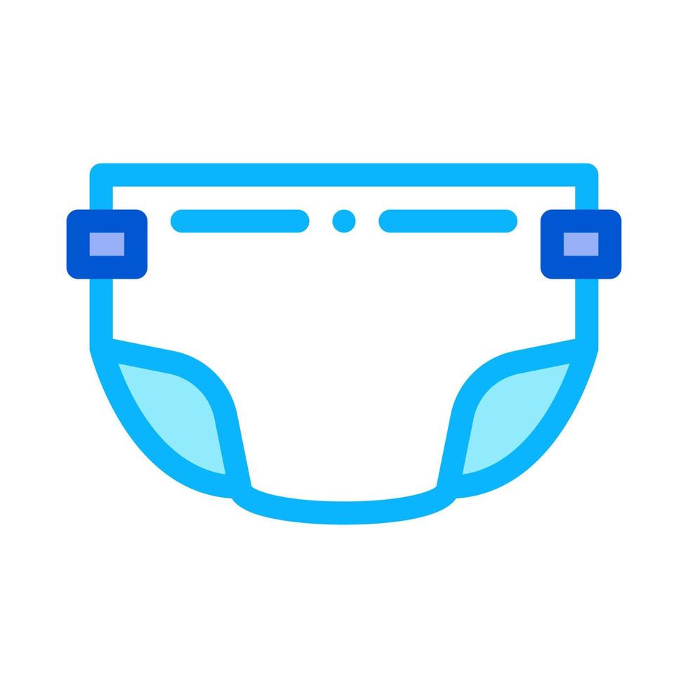 Diaper For Child Icon Vector Outline Illustration