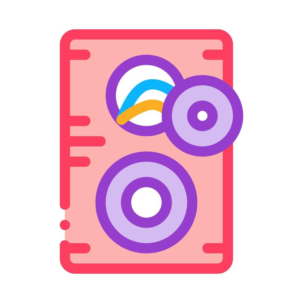 Broken Dynamic Icon Vector Outline Illustration