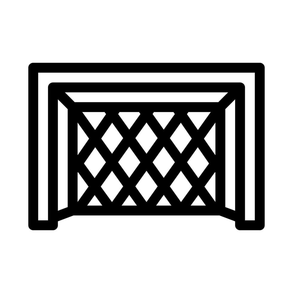 Football Goal Gate Icon Outline Illustration vector