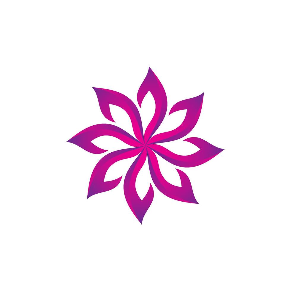 logo de flor de loto vector