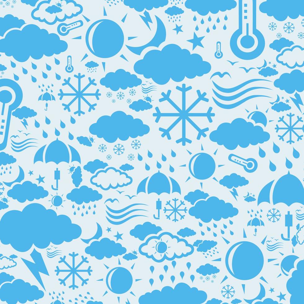 Background made of weather. A vector illustration