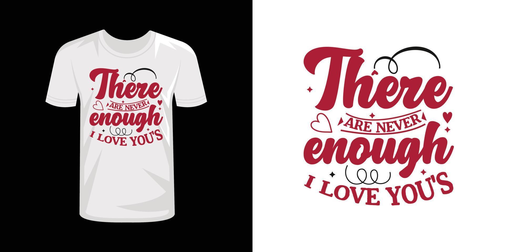 Valentine Day typography t shirt design vector