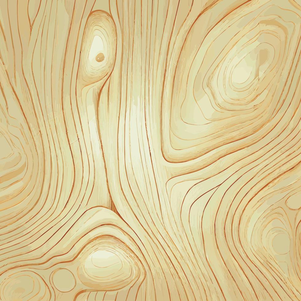 fondo de textura de madera clara con nudos - vector