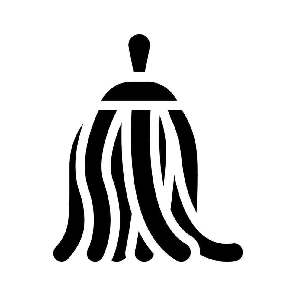 elegante bailarina accesorio glifo icono vector ilustración