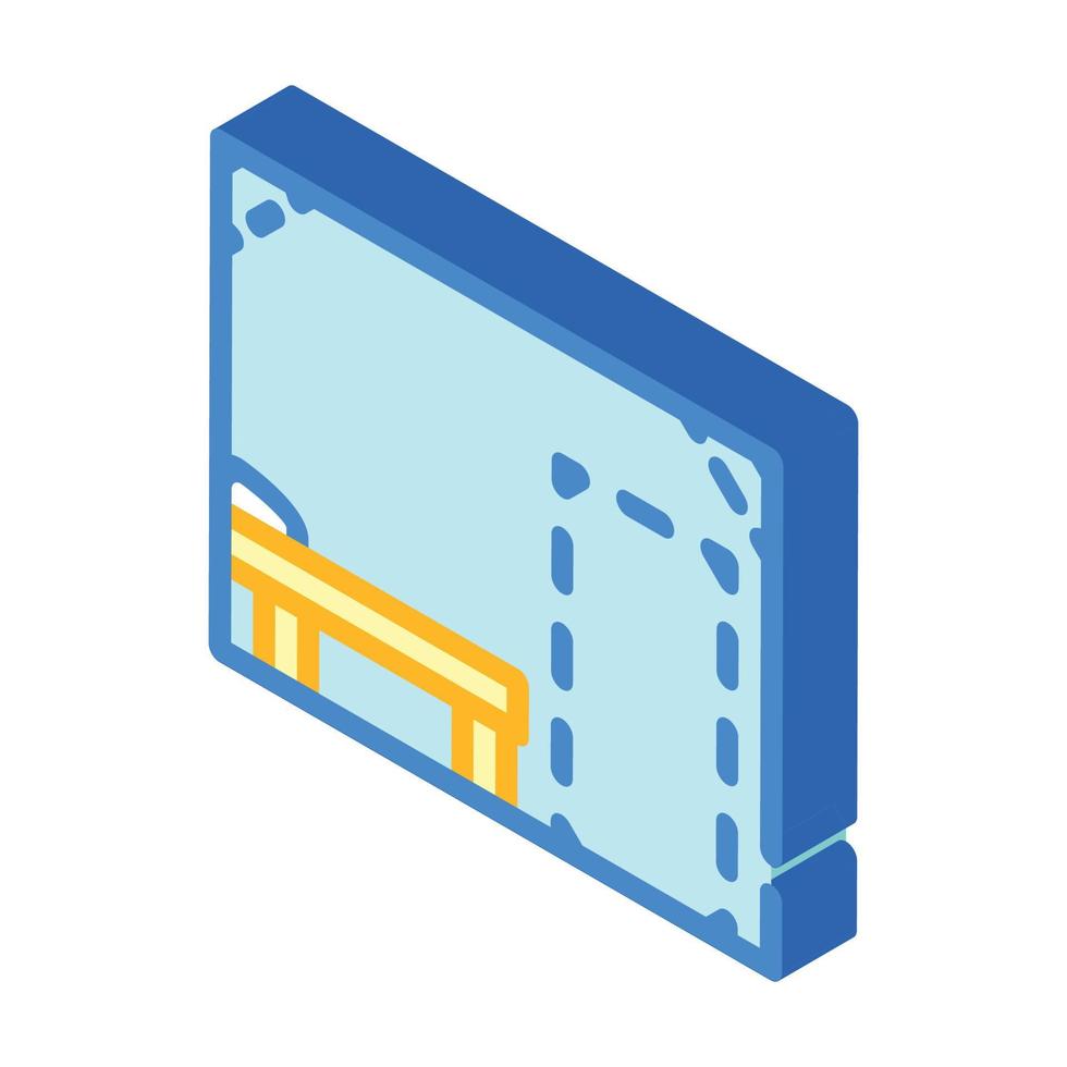 sanitation room isometric icon vector illustration isolated