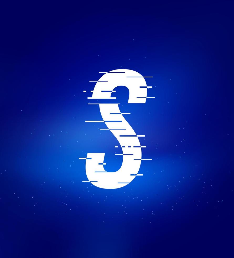 S letter fast speed logo. Animated letters. Technology labels, match headlines, sports posters, book and banner design etc. vector