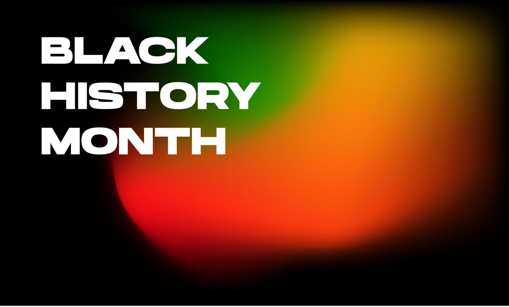 gradient mesh black history month colors. Vector illustration 17585076