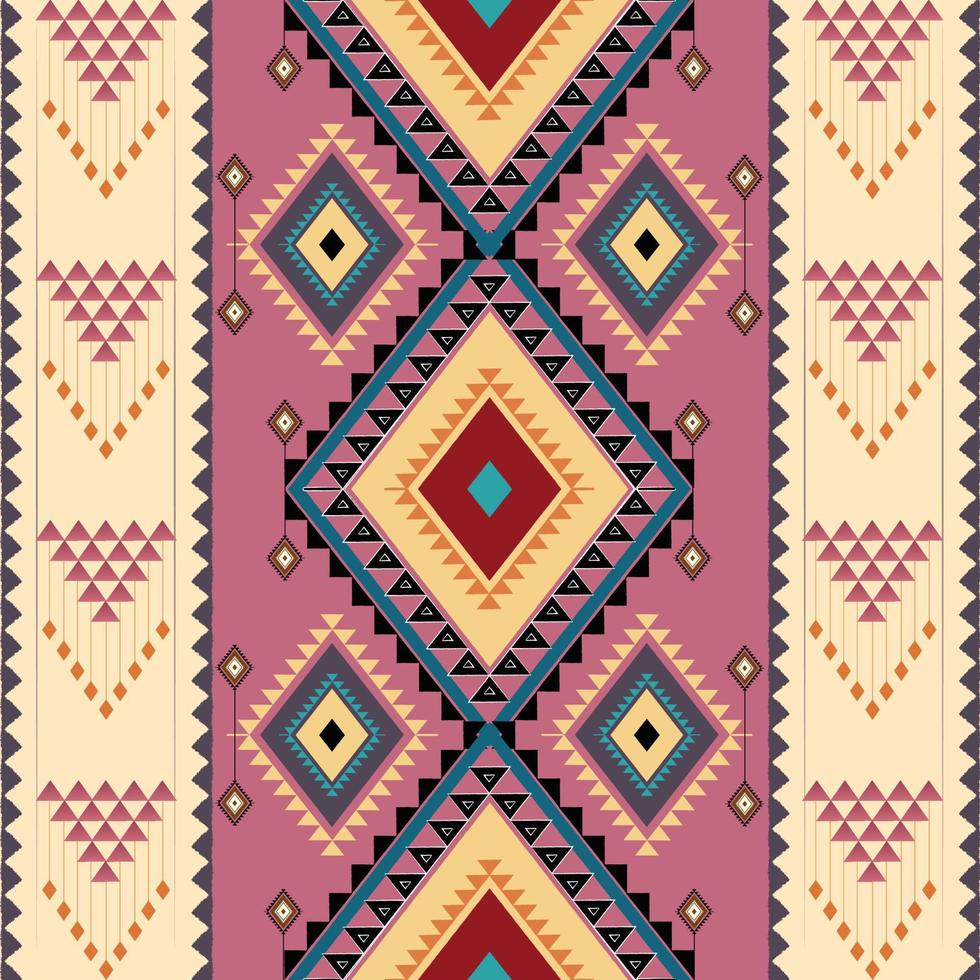 Ethnic geometric pattern vector. Native African American Mexican Indonesia Aztec motif and bohemian pattern elements. designed for background, wallpaper,print, wrapping,tile, batik.vector Aztec motif vector