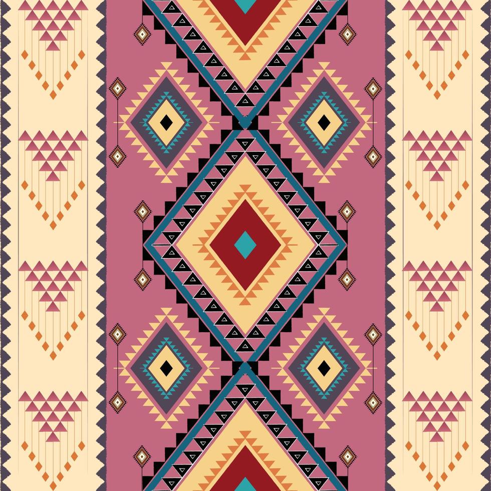 vector patrón geométrico étnico. motivos aztecas nativos afroamericanos mexicanos de indonesia y elementos bohemios. diseñado para fondo, papel tapiz, impresión, envoltura, azulejo, batik.vector motivo azteca