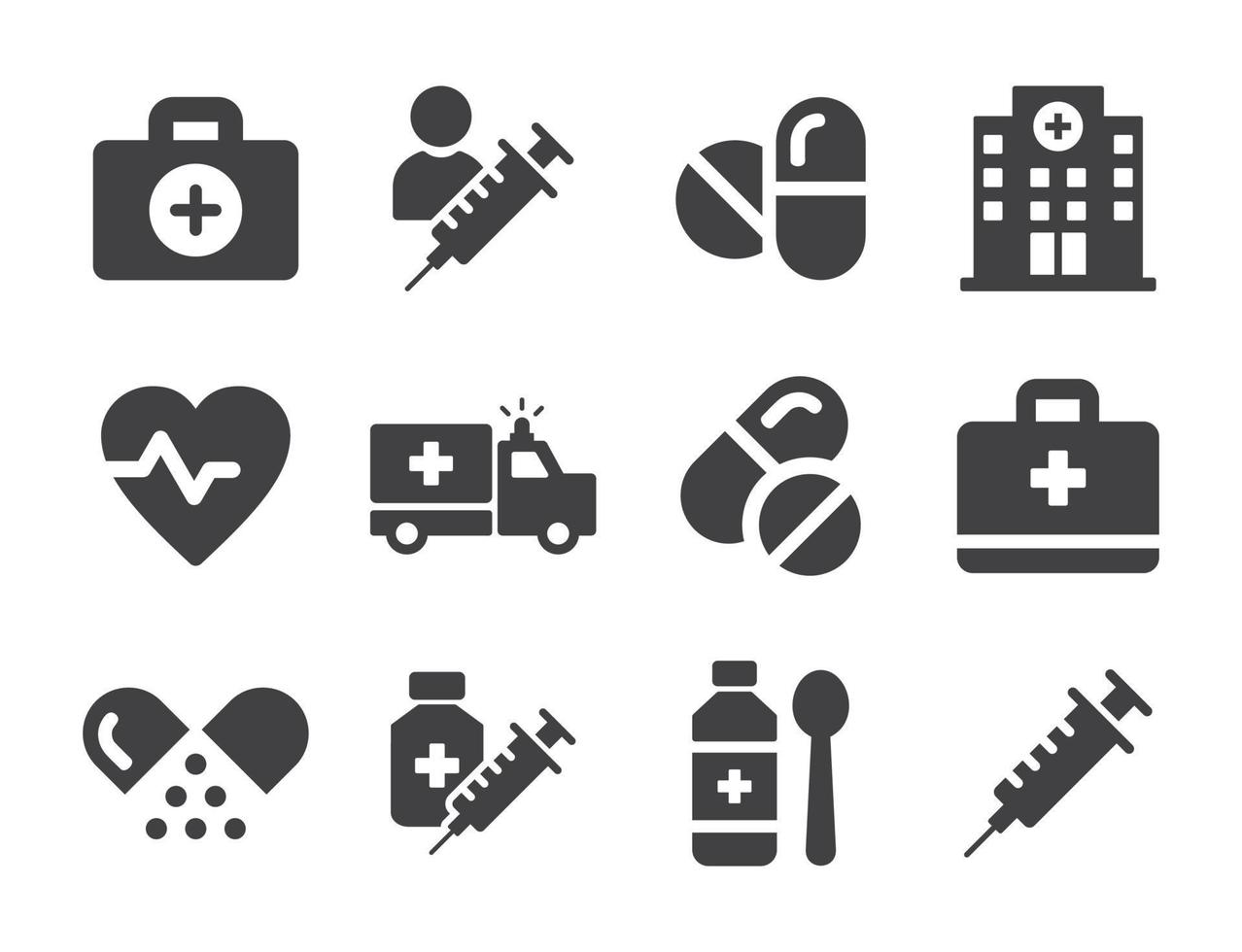 medical icon vector. medical icon vector illustration