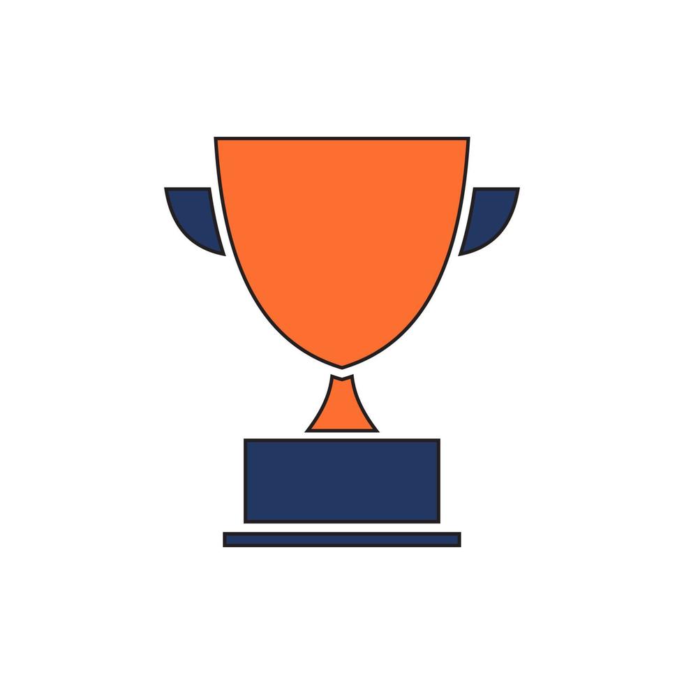 trophy icon vector. trophy icon vector illustration