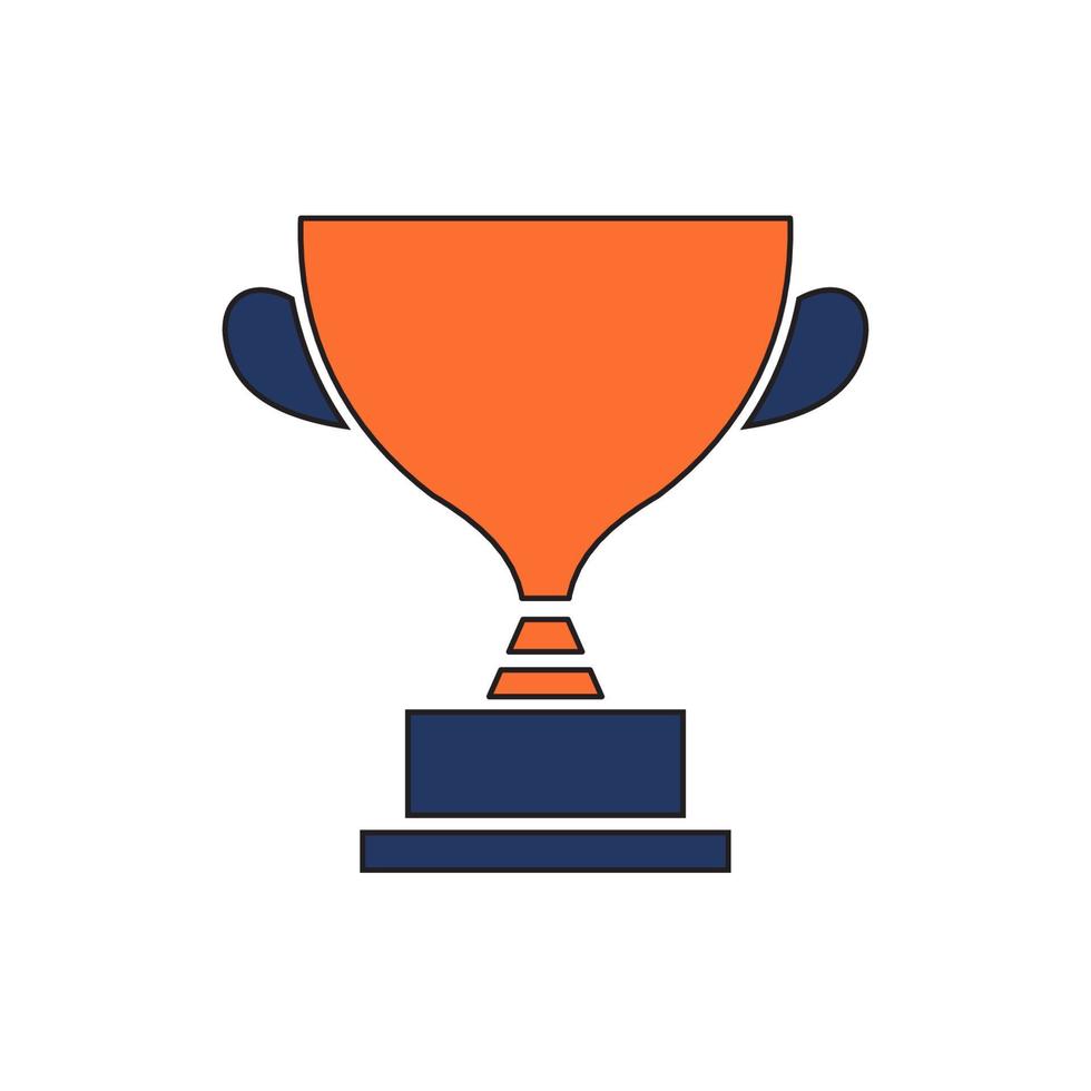 trophy icon vector. trophy icon vector illustration