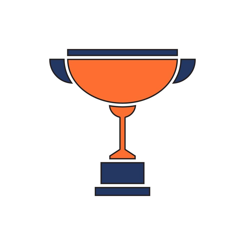 trophy icon vector. trophy icon vector illustration