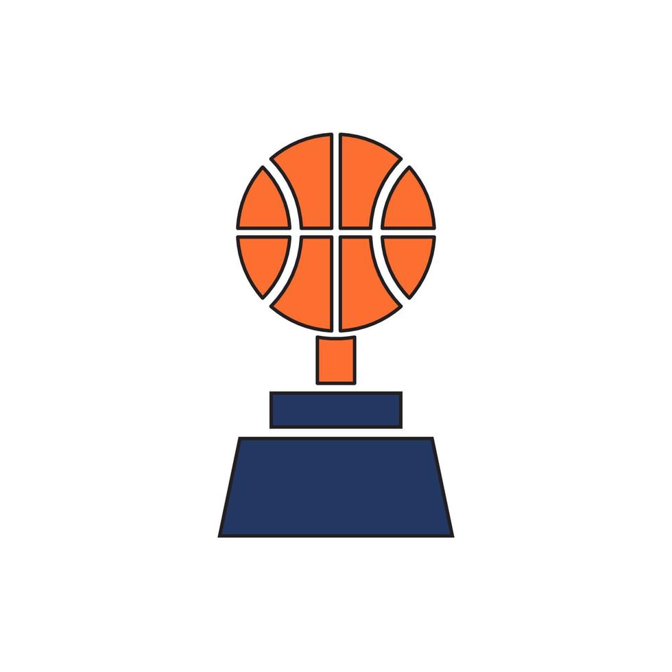 trophy icon vector. trophy icon vector illustration