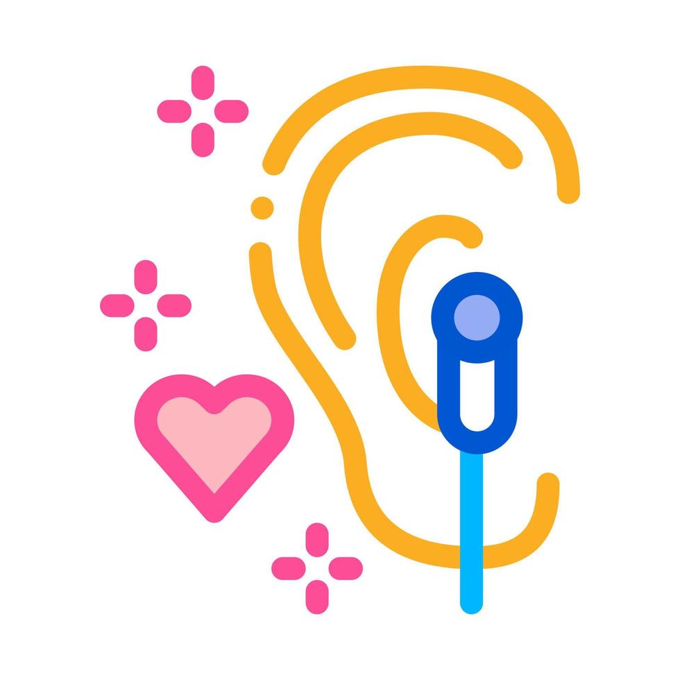 Enjoying Music on Headphones Icon Vector Outline