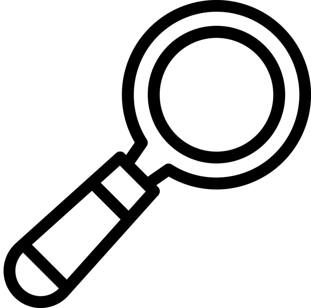 Magnifying Glass Icon Design vector