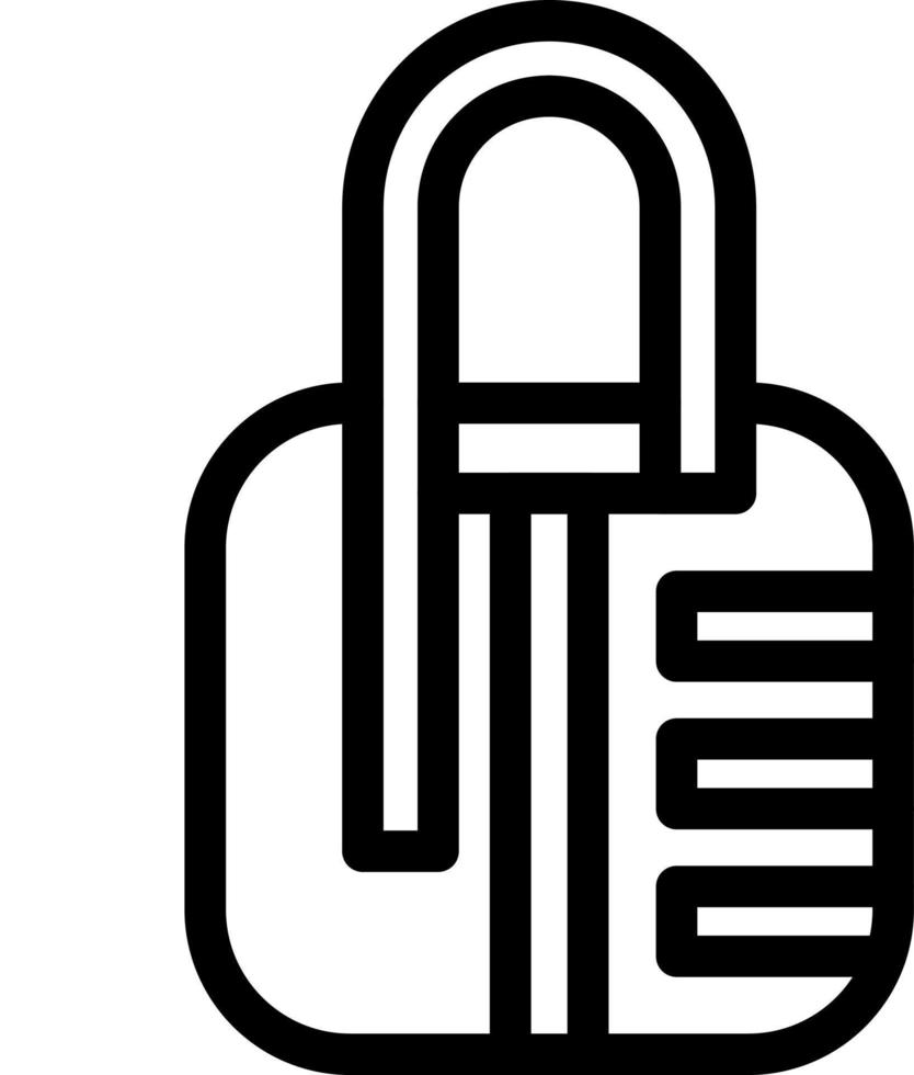 Practice Lock Icon Design vector