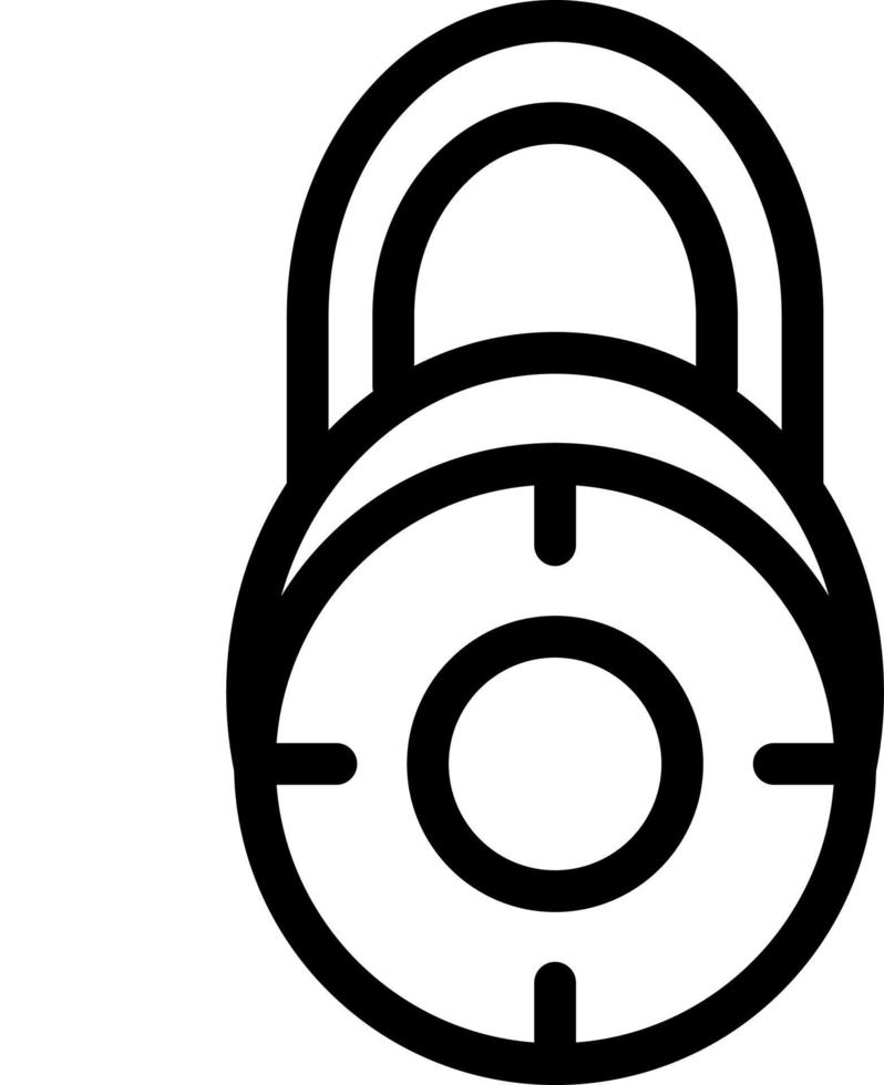 Padlock Icon Design vector