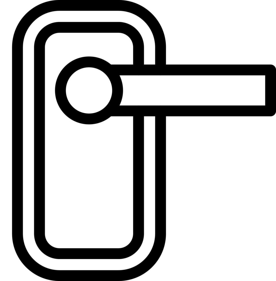 Door Knob Icon Design vector