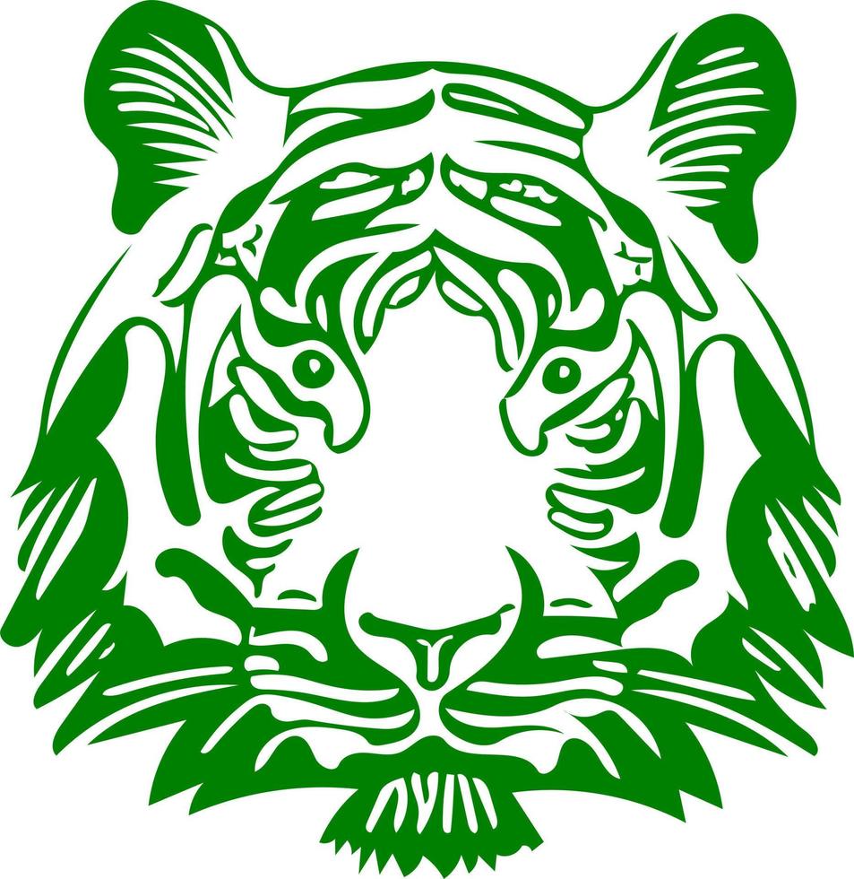 Tiger Line Art vector