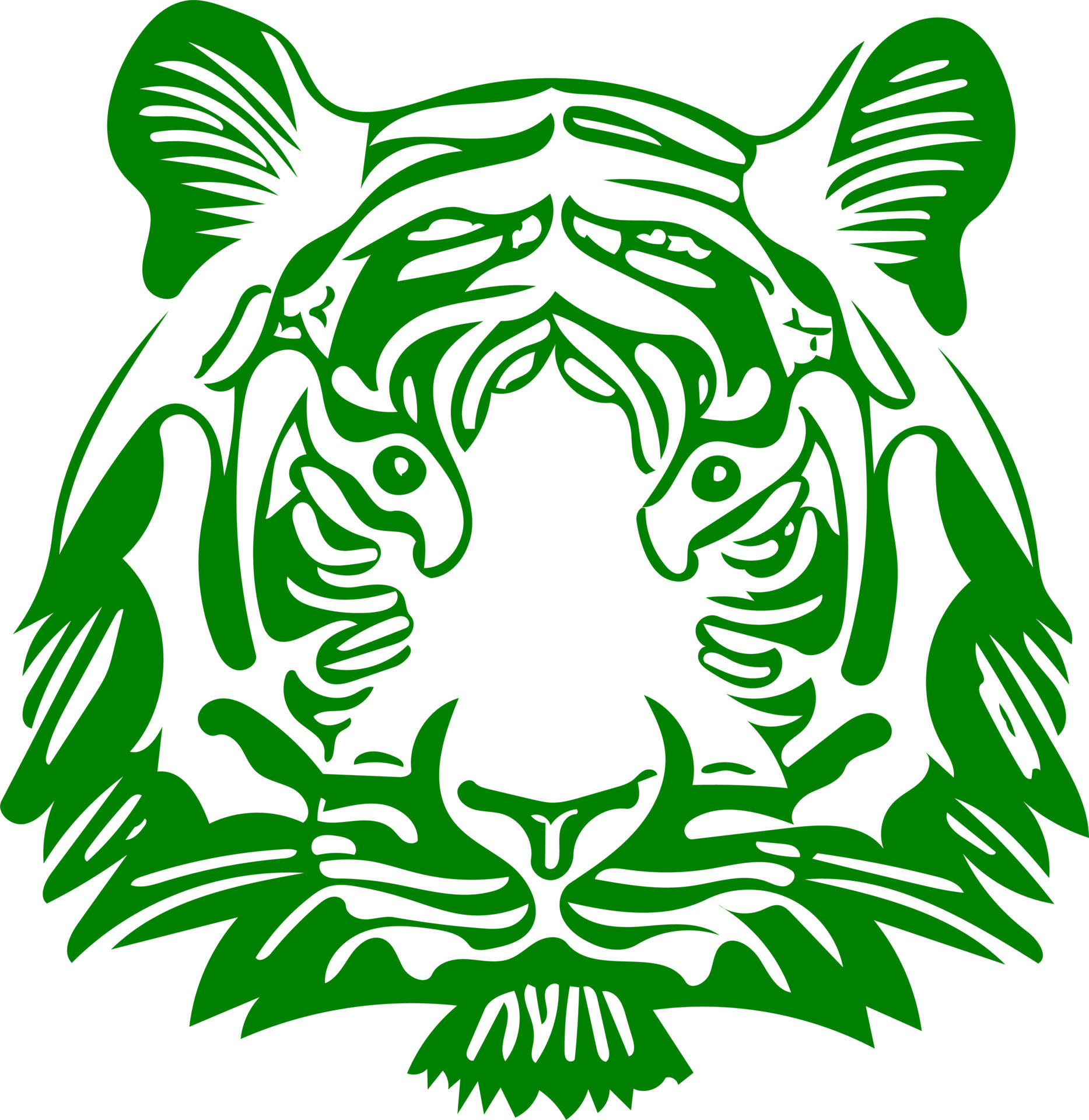 Tiger Line Art 17586847 Vector Art at Vecteezy