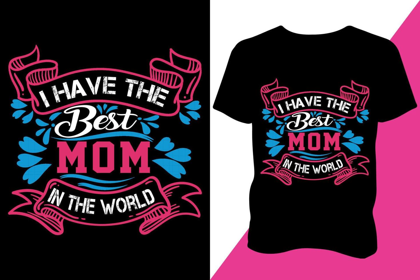 Mothers day print ready t shirt design vector