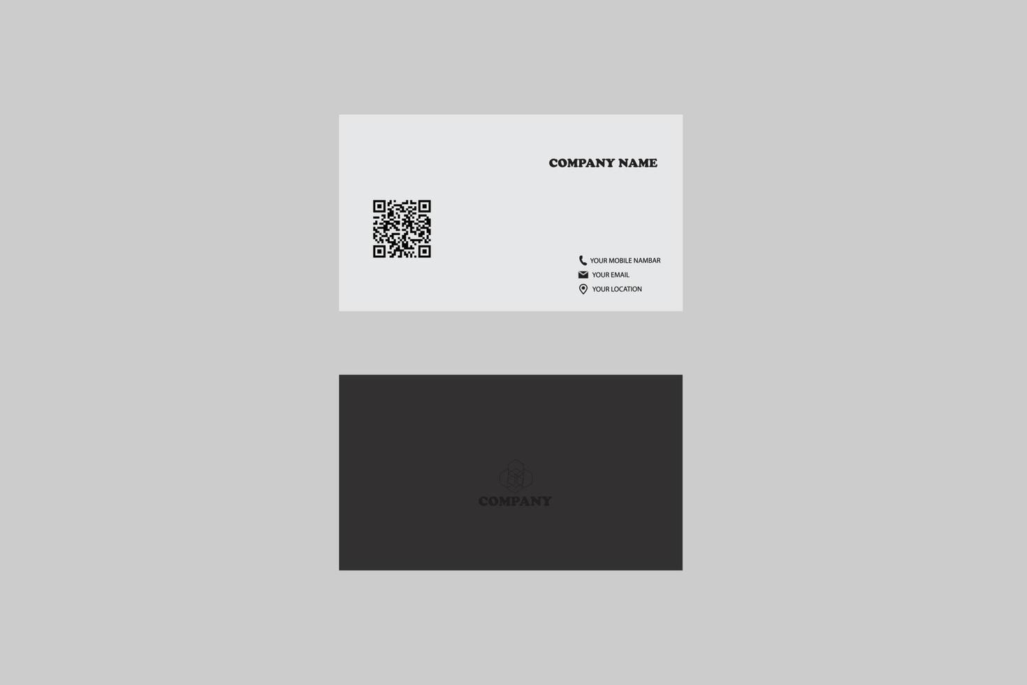 free business card design vector