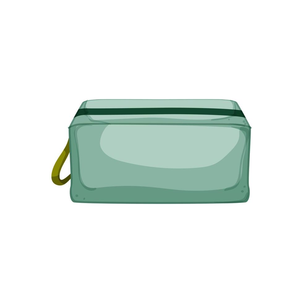 beautician cosmetic pouch cartoon vector illustration