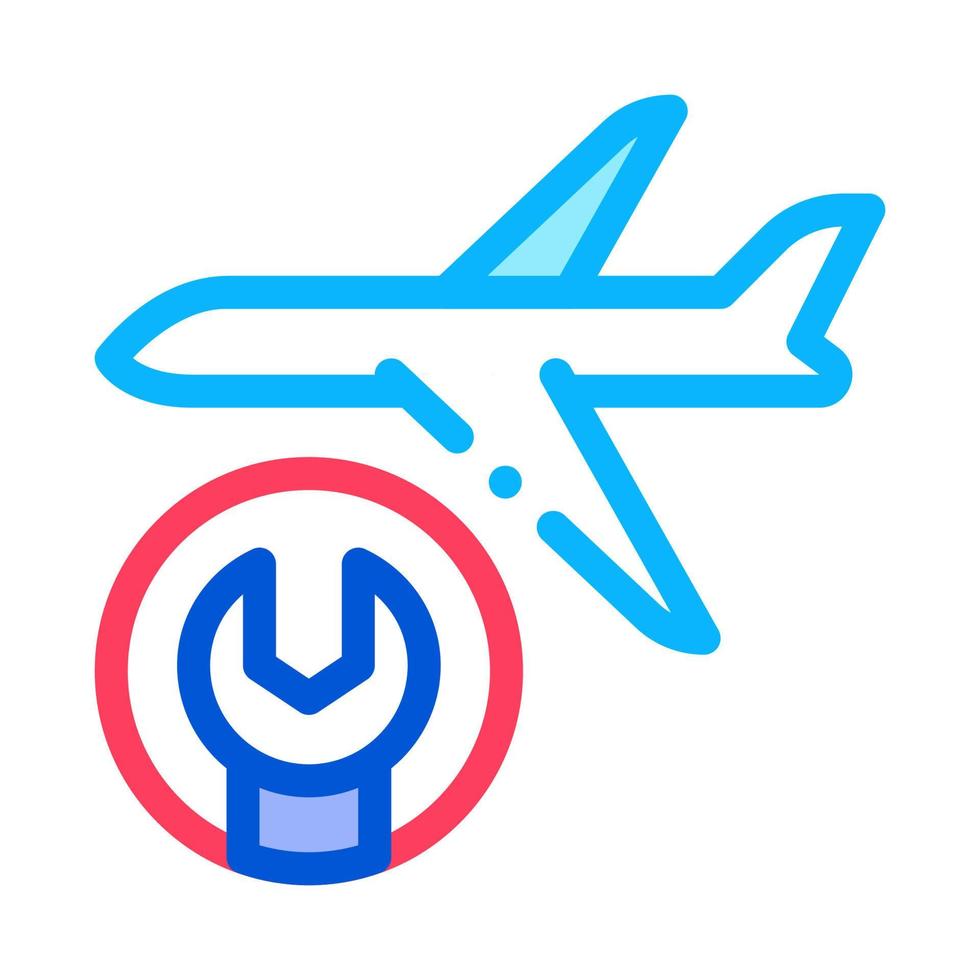 Calendar Plane Icon Vector Outline Illustration