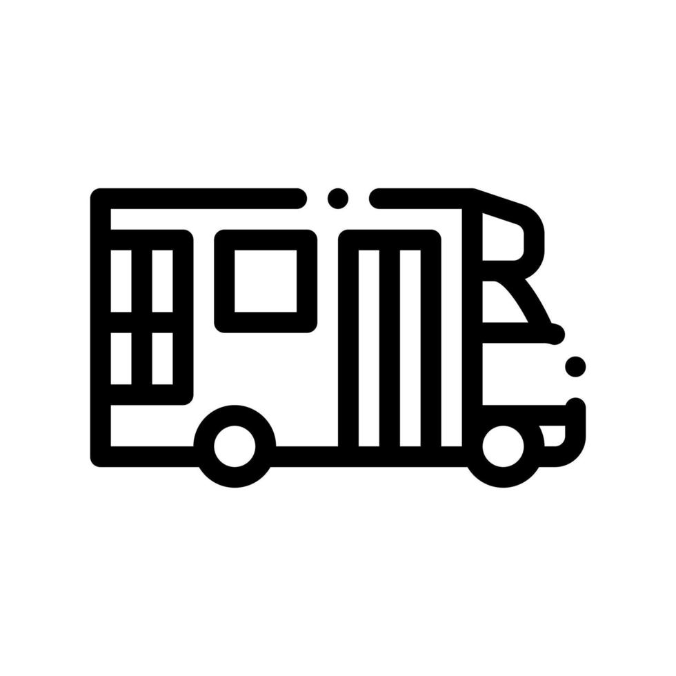 Public Transport Paratransit Vector Sign Icon