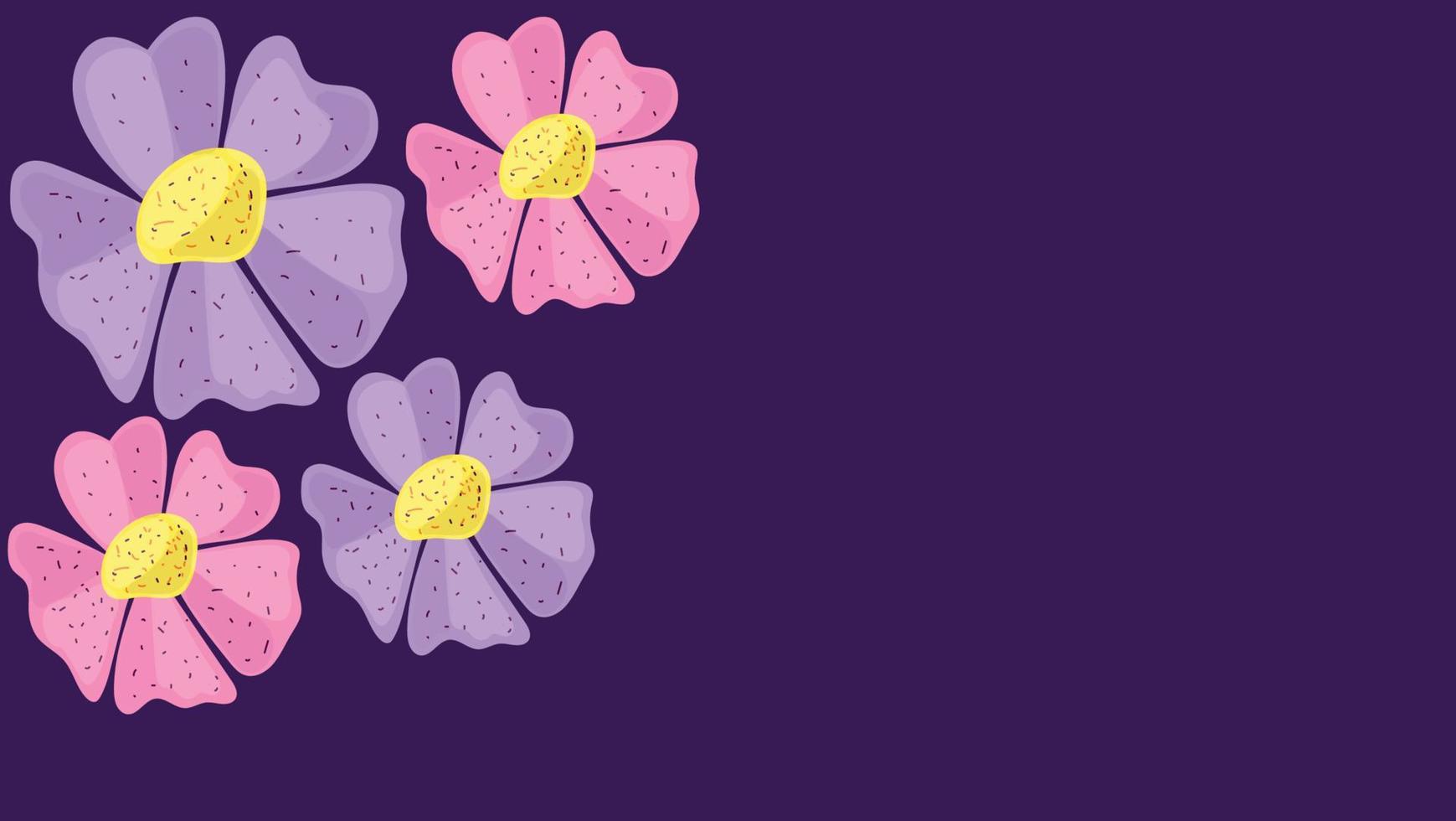 Floral Background Illustration Free Vector