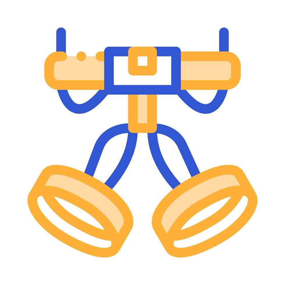 Harness Alpinism Hooking Device Tool Vector Icon