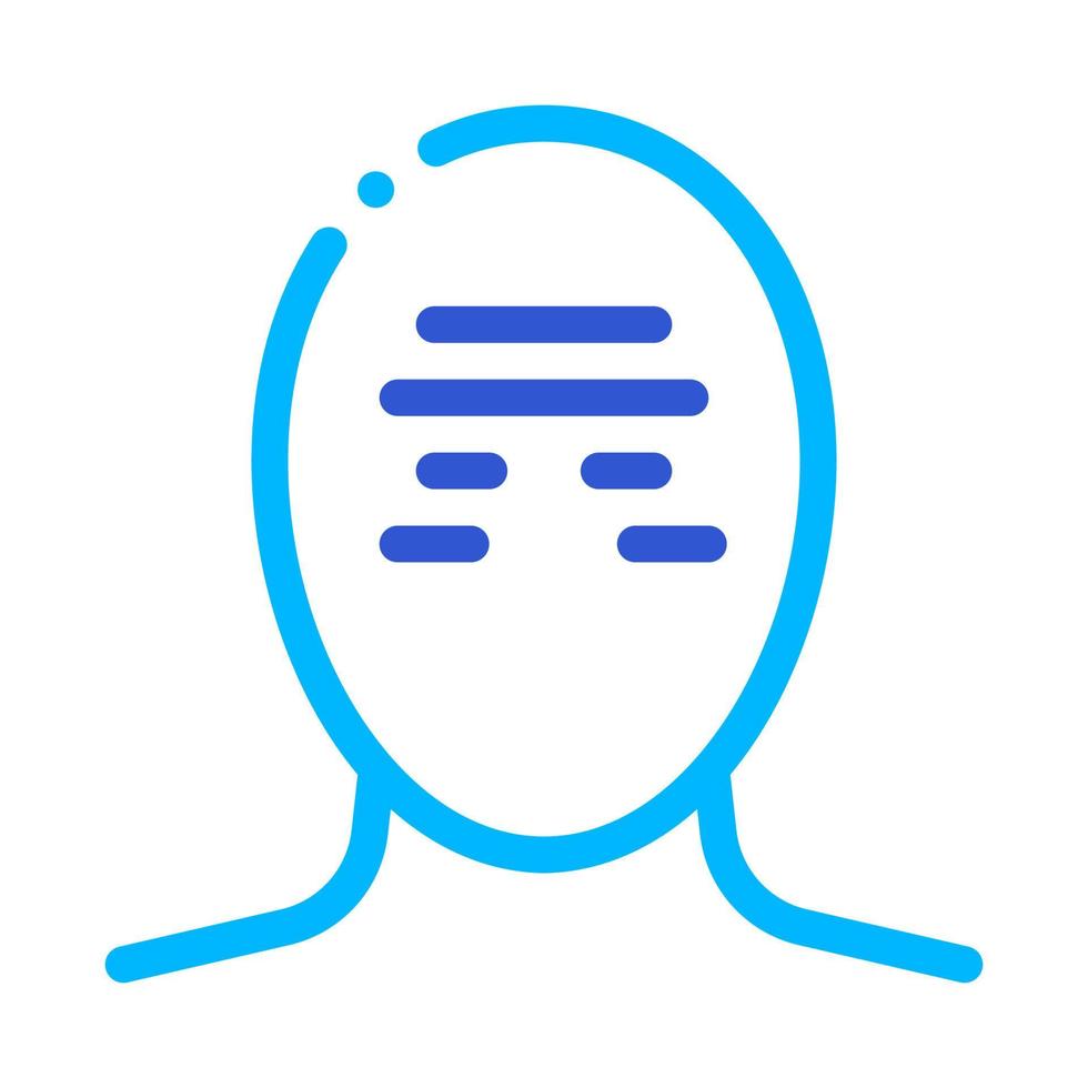 Tension Band Squeezing Head Headache Vector Icon