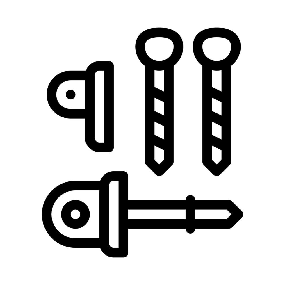 Belay Rappel Alpinism Sport Equipment Vector Icon