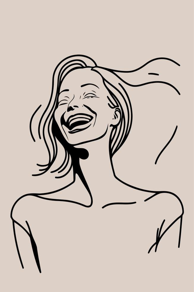 adult woman illustrating international women's day with fictional character vector