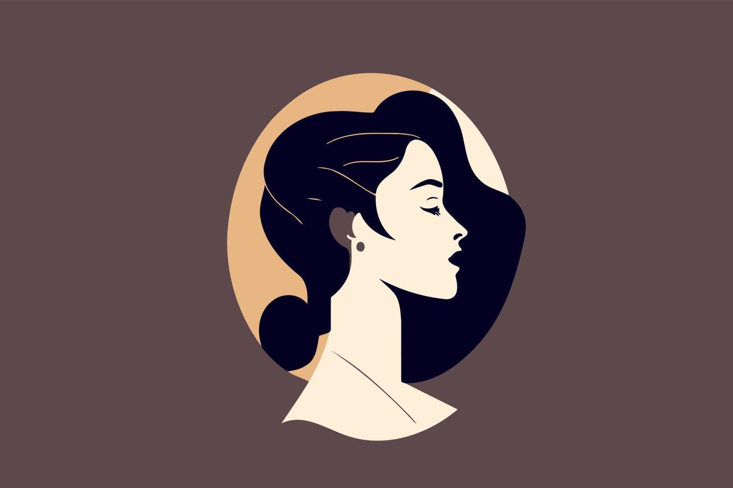 adult woman illustrating international women's day with fictional character vector