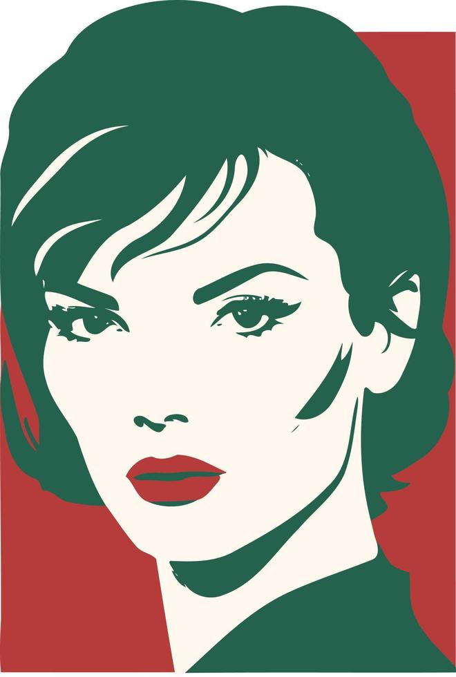 adult woman illustrating international women's day with fictional character vector