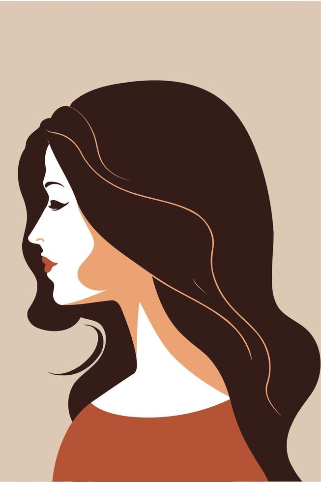 adult woman illustrating international women's day with fictional character vector