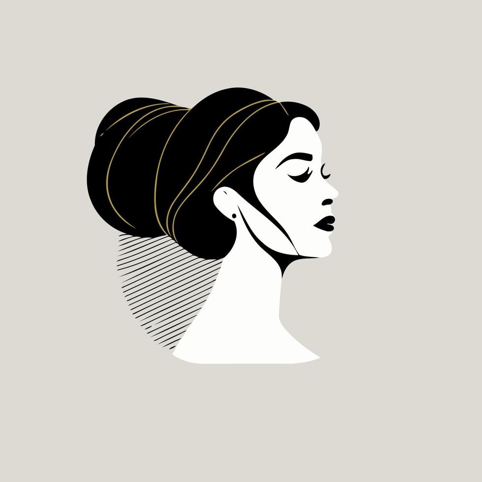 adult woman illustrating international women's day with fictional character vector