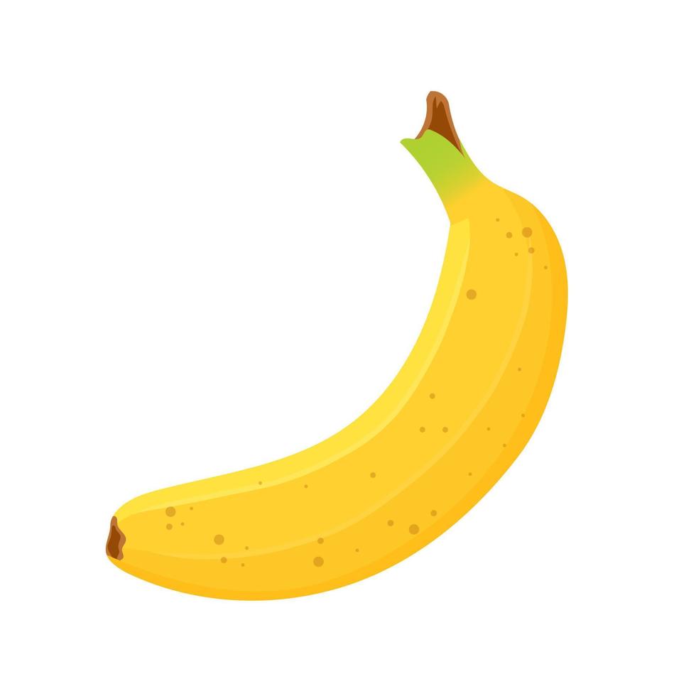 vector de dibujos animados de fruta de plátano