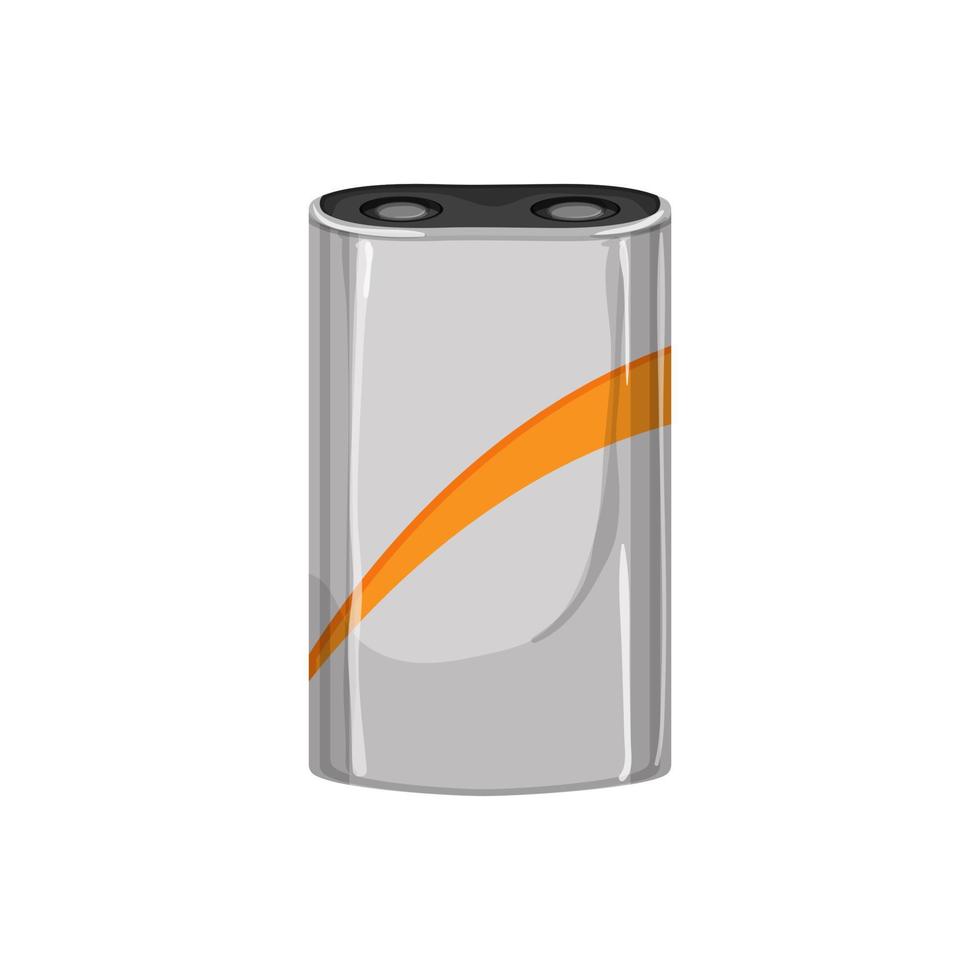 full battery energy cartoon vector illustration