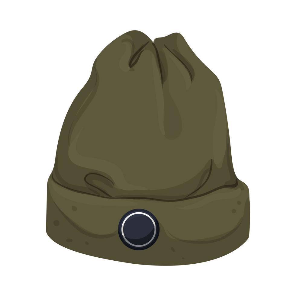 cap beanie color icono vector ilustración