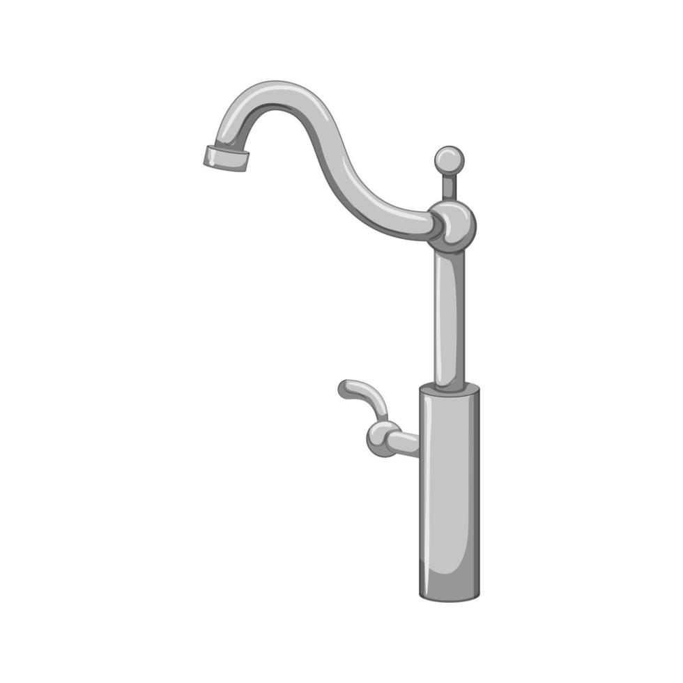 bathroom faucet water cartoon vector illustration