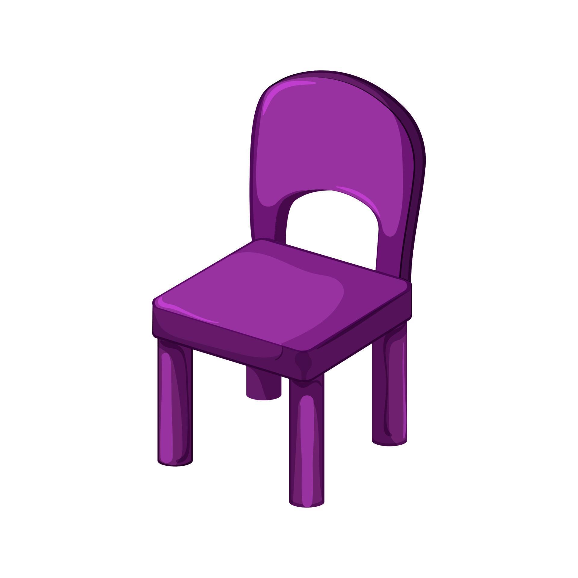 children kid chair cartoon vector illustration 17589623 Vector Art at